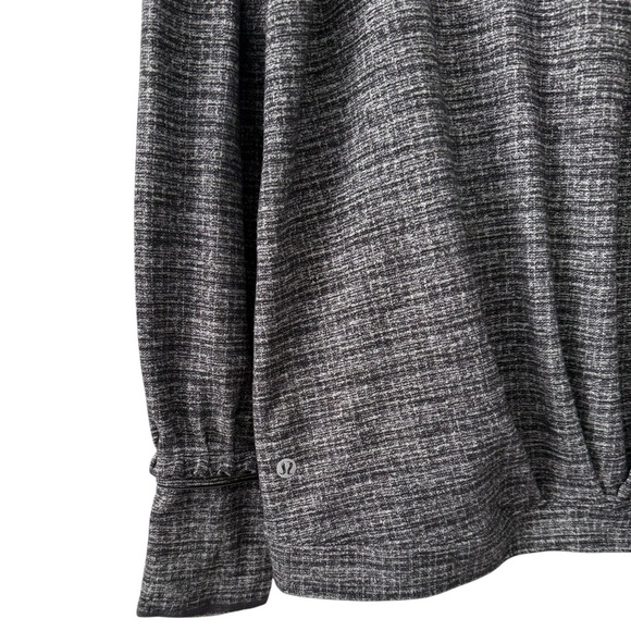 Lululemon Hooded Long Sleeve Shirt Heather Grey - Picture 6 of 12